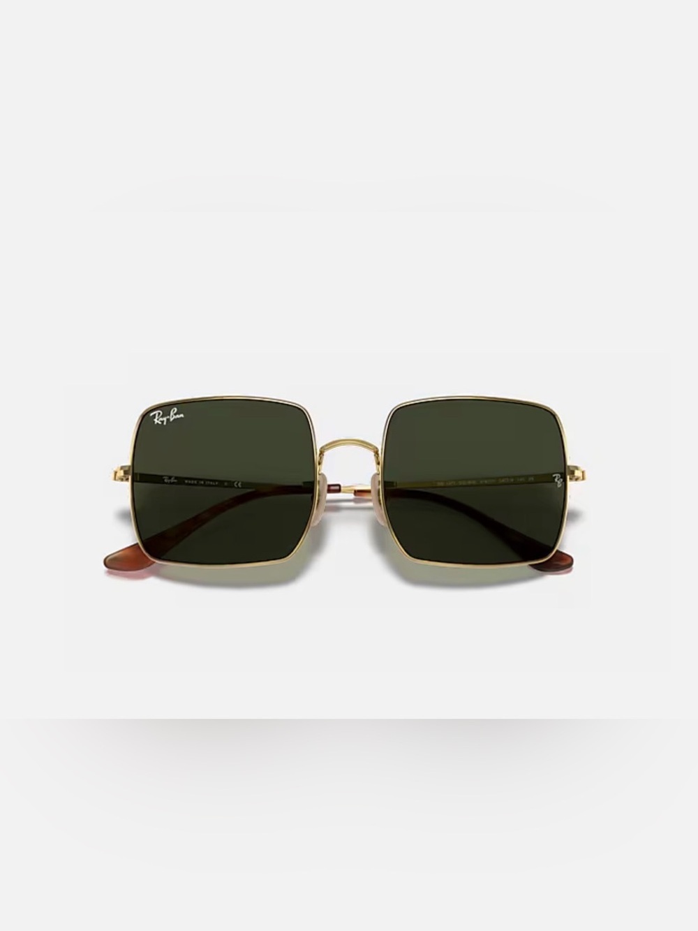 Ray-Ban Sunglasses RB1971 Square Reverse 9147/31 54/9 Women's Gold Authentic